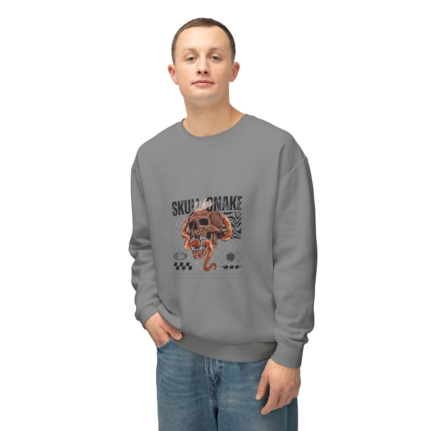 Men's Lightweight Crewneck Sweatshirt - Clix Bazaar