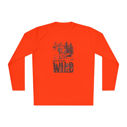 Men's Long Sleeve Tee - 'Keep Nature Wild' - Clix Bazaar