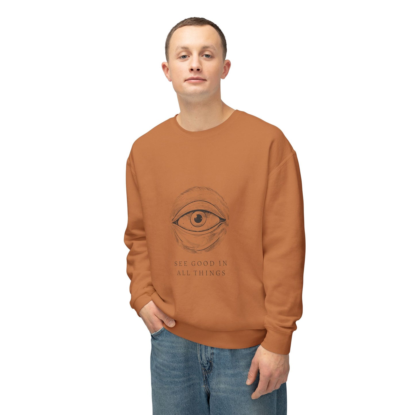 Men's Lightweight Crewneck Sweatshirt - Clix Bazaar