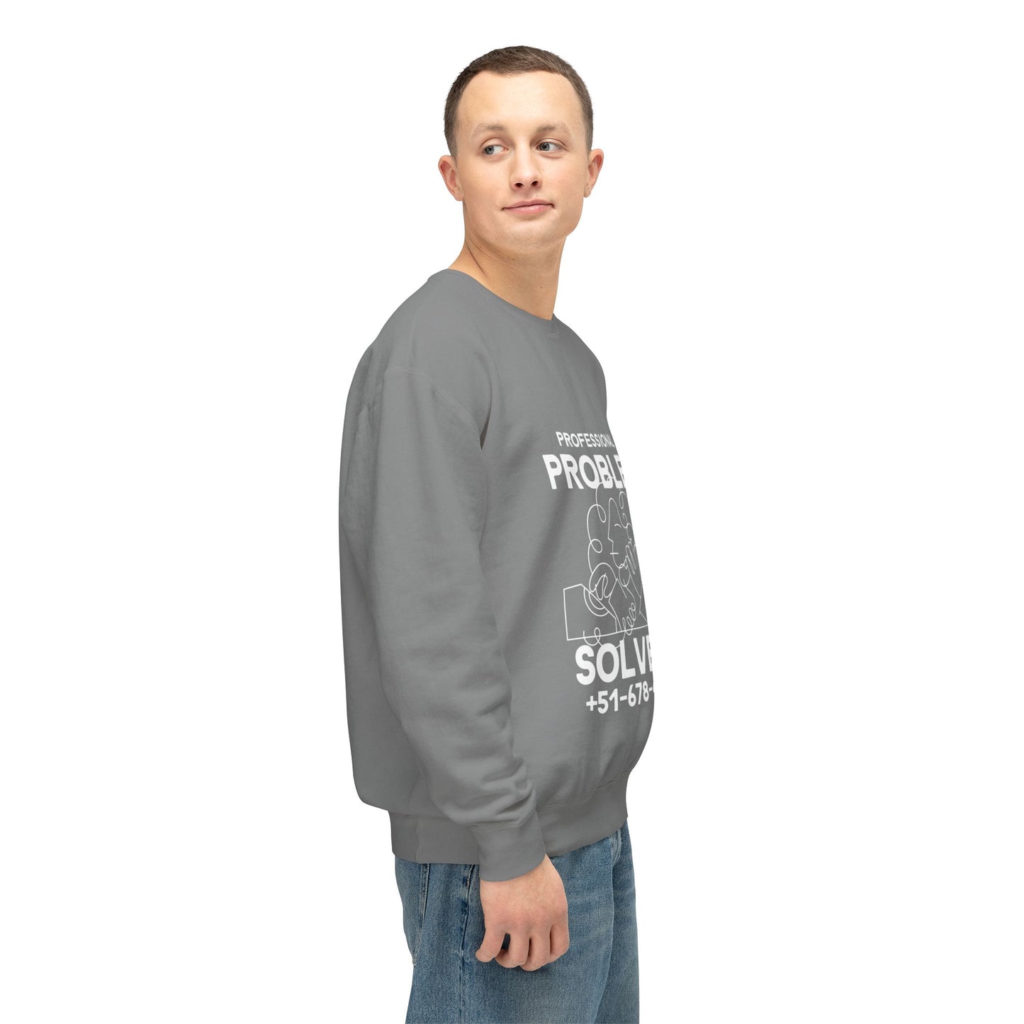 Men's Lightweight Crewneck Sweatshirt - Clix Bazaar