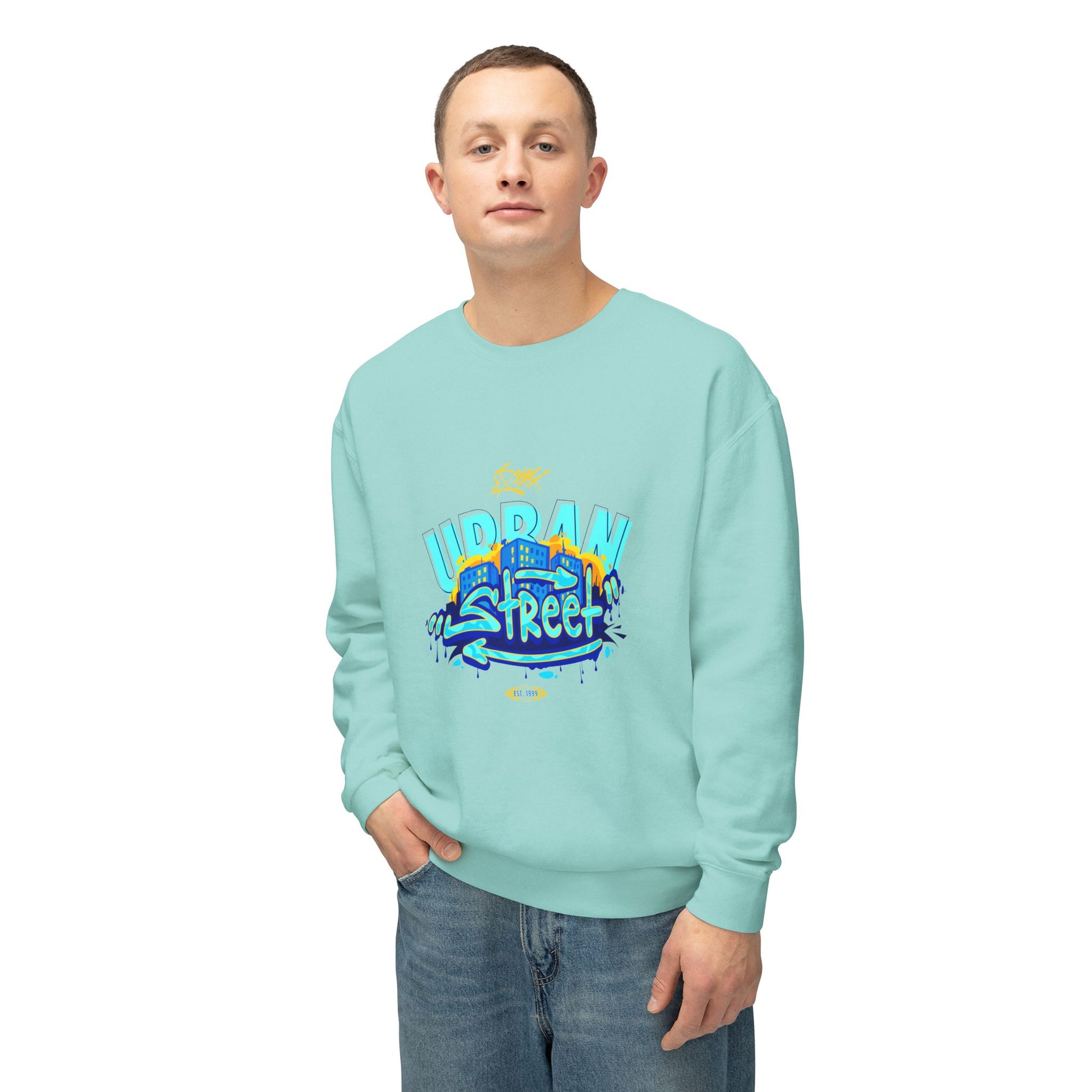 Men's Lightweight Crewneck Sweatshirt - Clix Bazaar