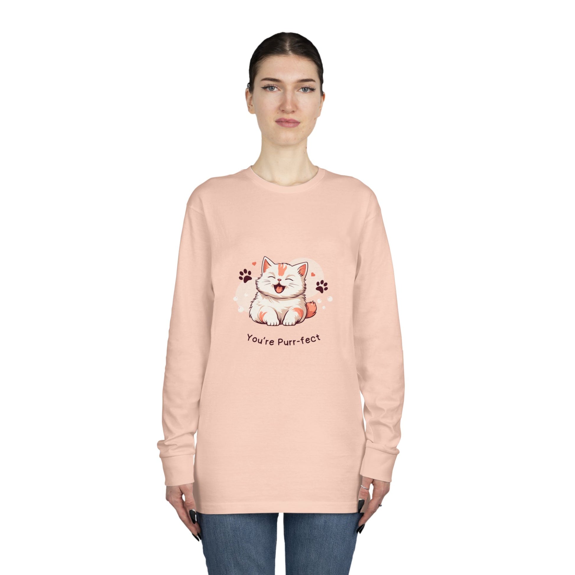 Women's Long Sleeve Crewneck Tee - Clix Bazaar