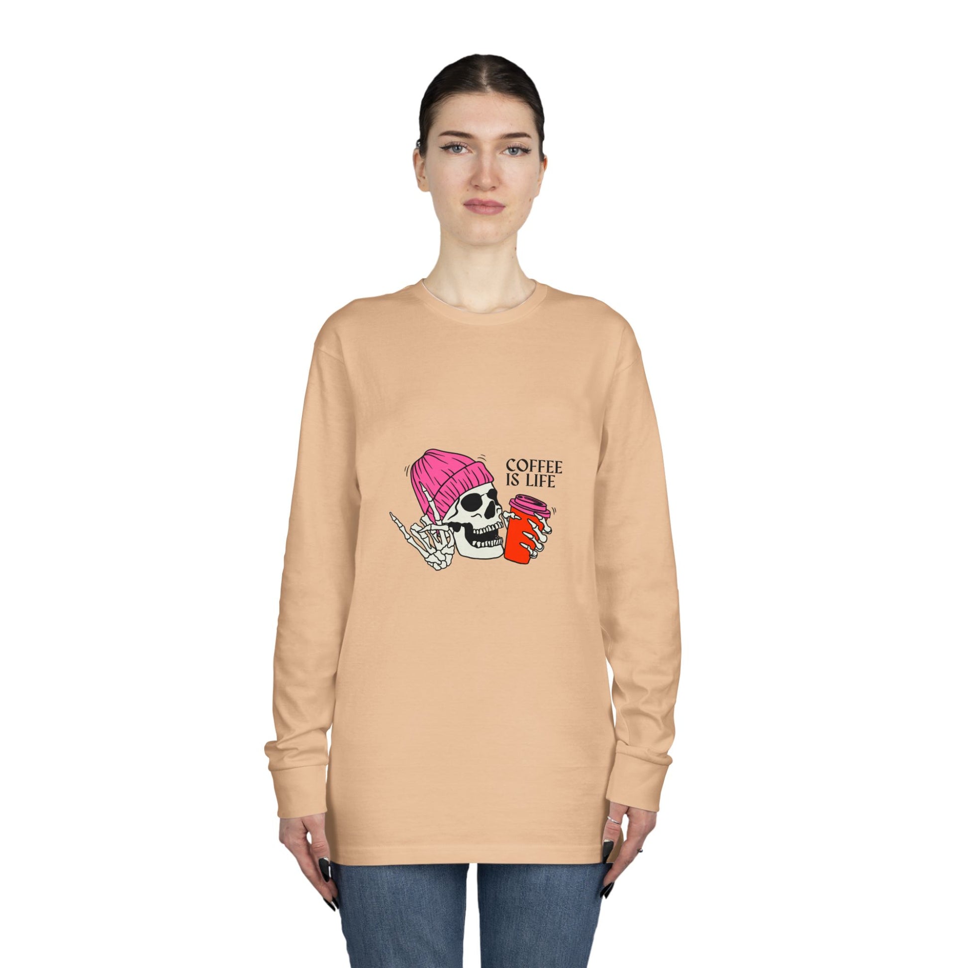 Women's Long Sleeve Crewneck Tee - Clix Bazaar