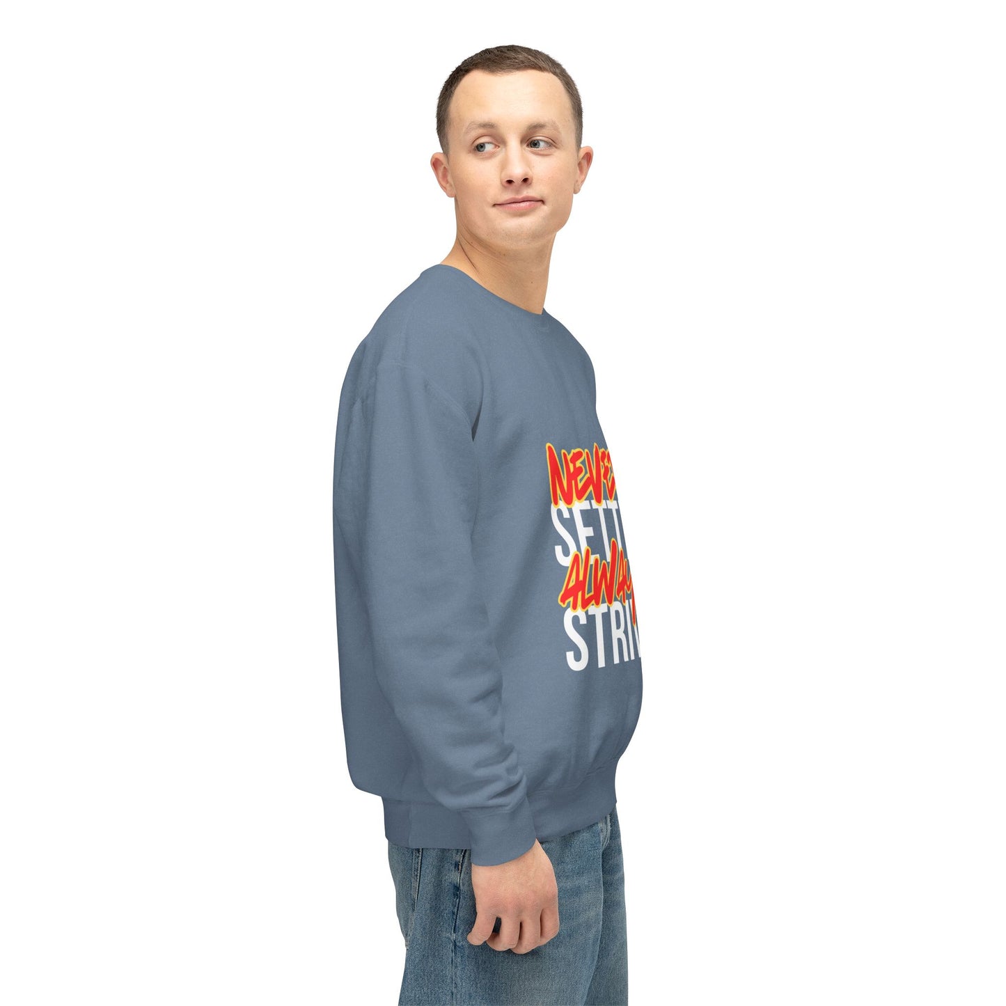 Men's Lightweight Crewneck Sweatshirt - Clix Bazaar