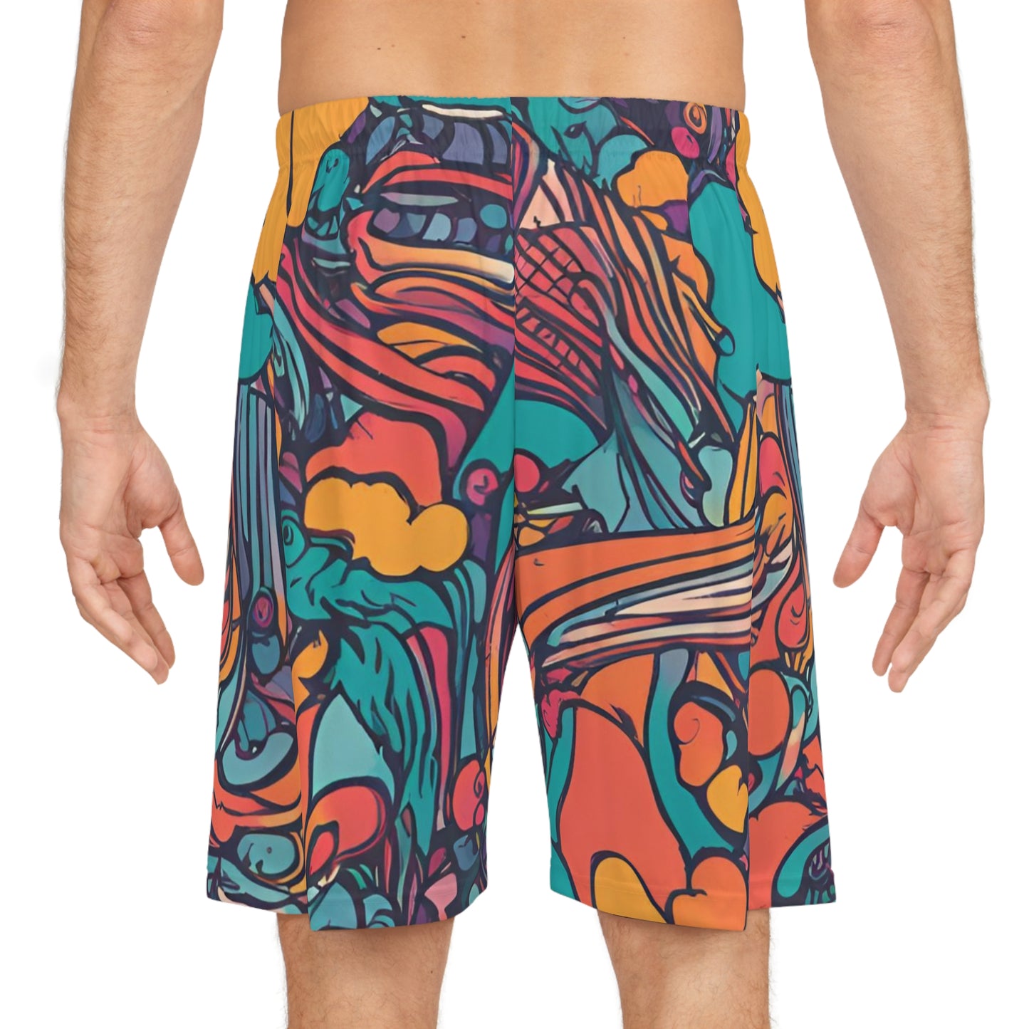 Basketball Shorts (AOP) - Clix Bazaar