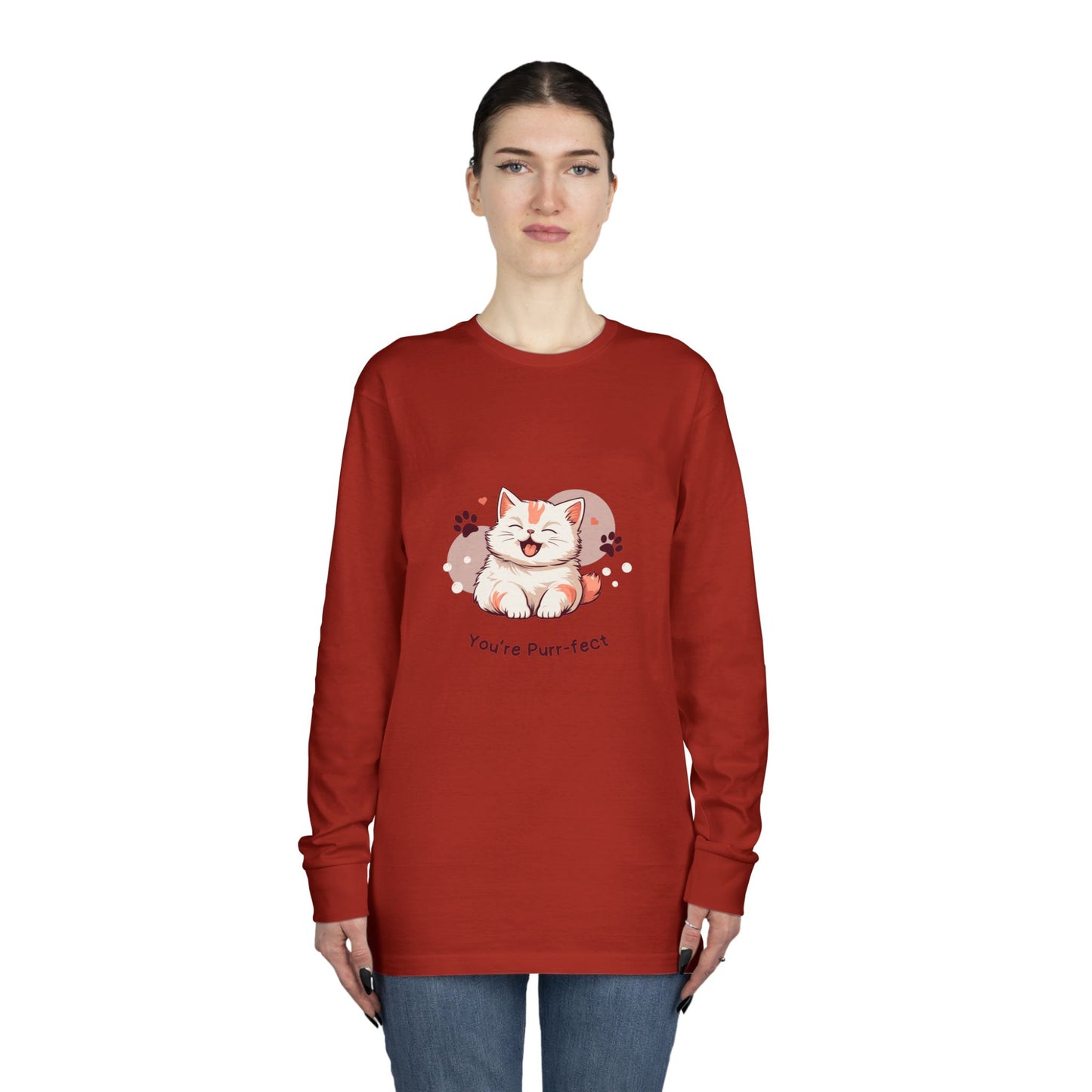 Women's Long Sleeve Crewneck Tee - Clix Bazaar