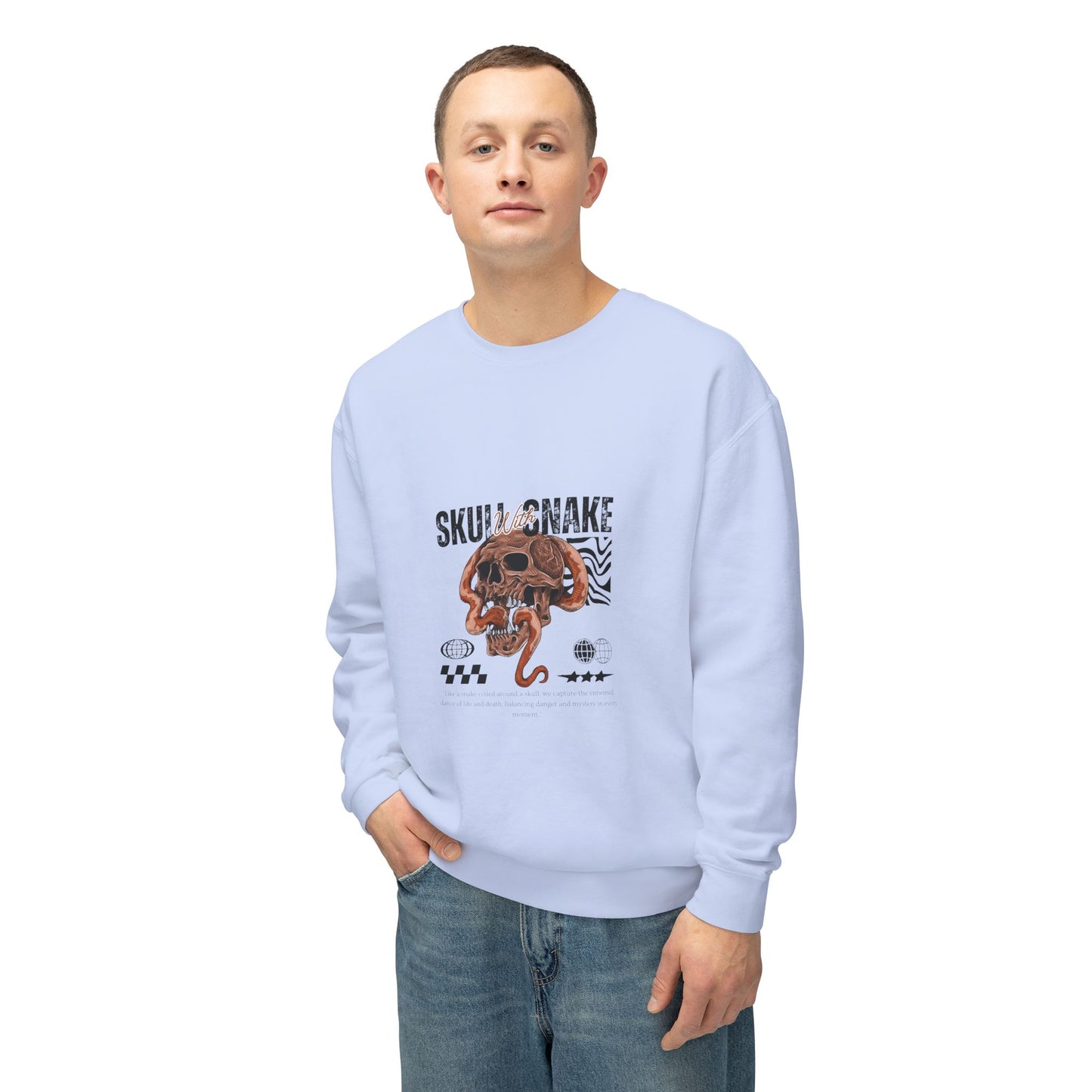 Men's Lightweight Crewneck Sweatshirt - Clix Bazaar