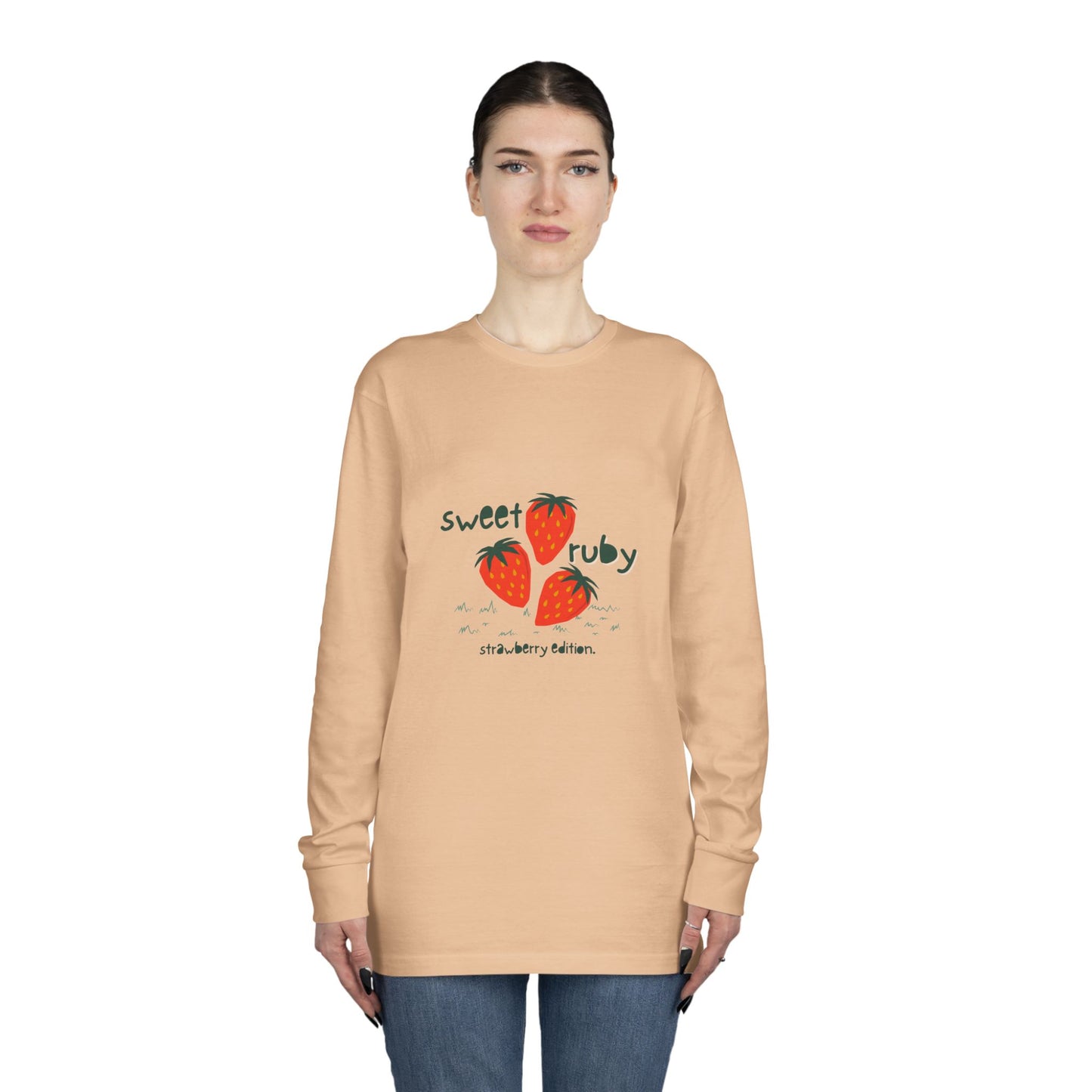 Women's Long Sleeve Crewneck Tee - Clix Bazaar