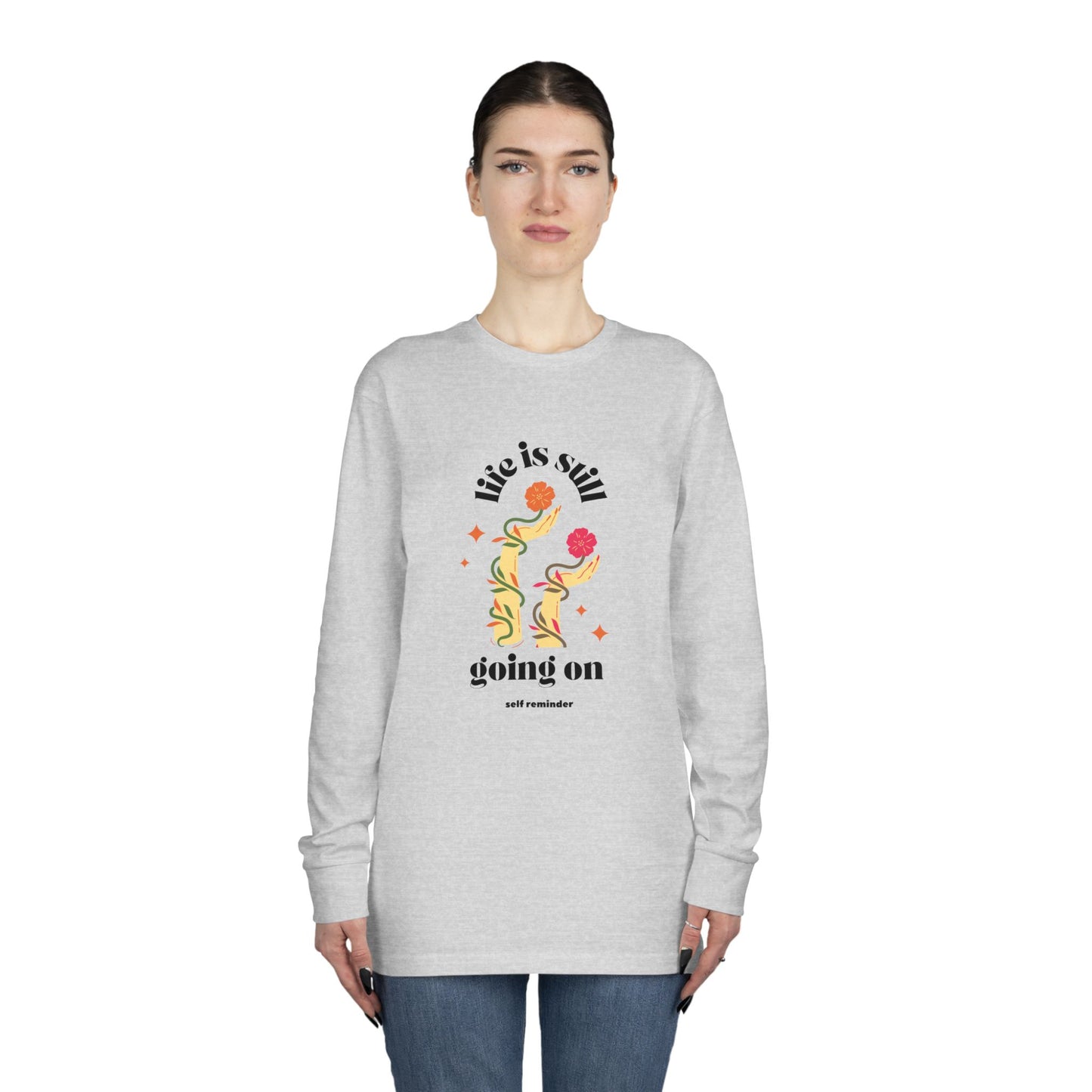 Women's Long Sleeve Crewneck Tee - Clix Bazaar