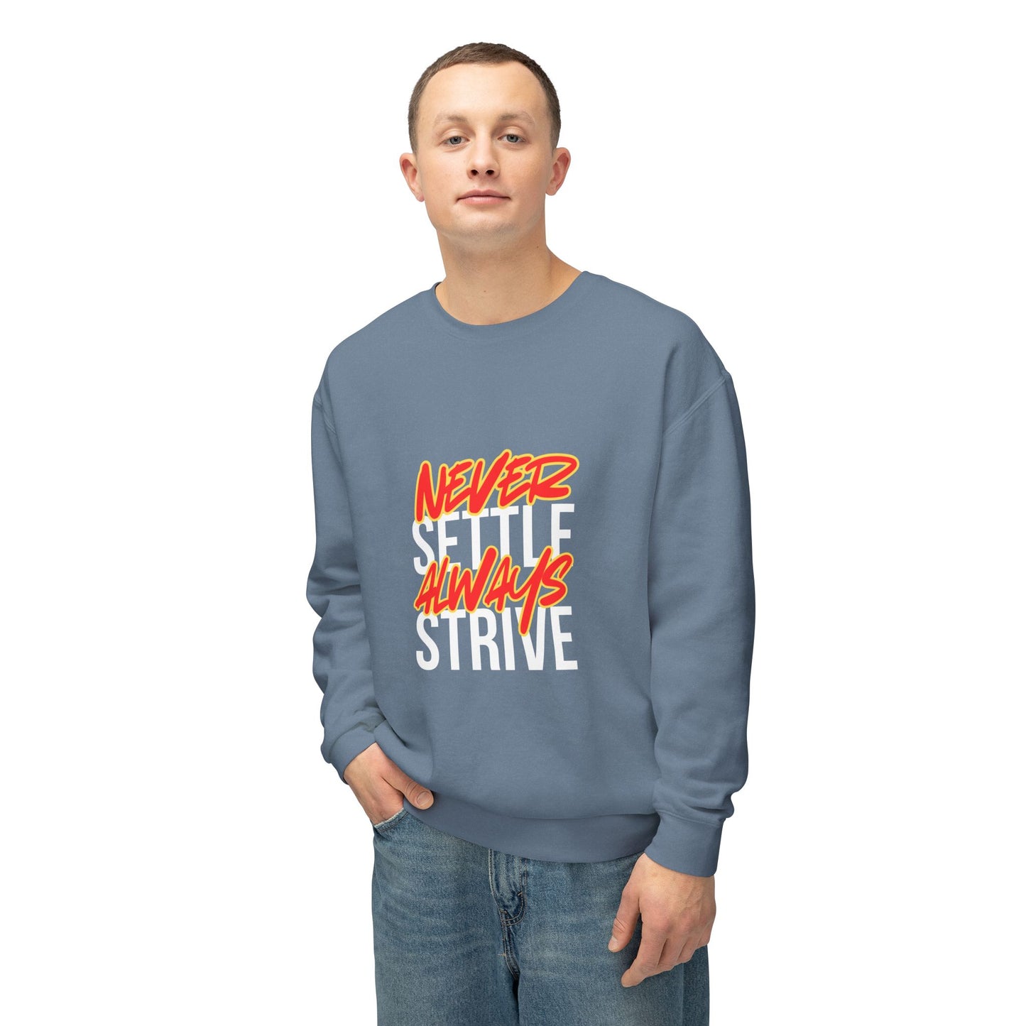 Men's Lightweight Crewneck Sweatshirt - Clix Bazaar