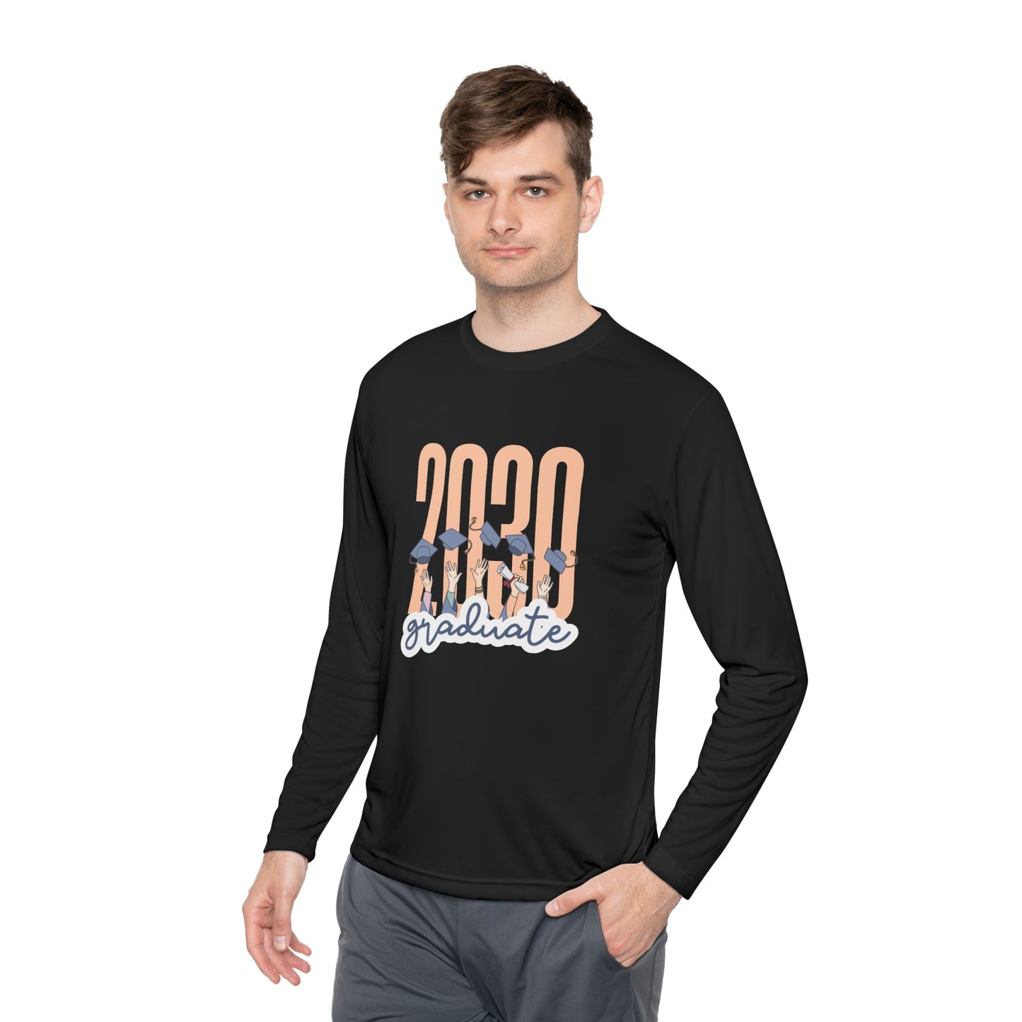 Men's Long Sleeve Tee - Perfect for Graduation Celebrations - Clix Bazaar