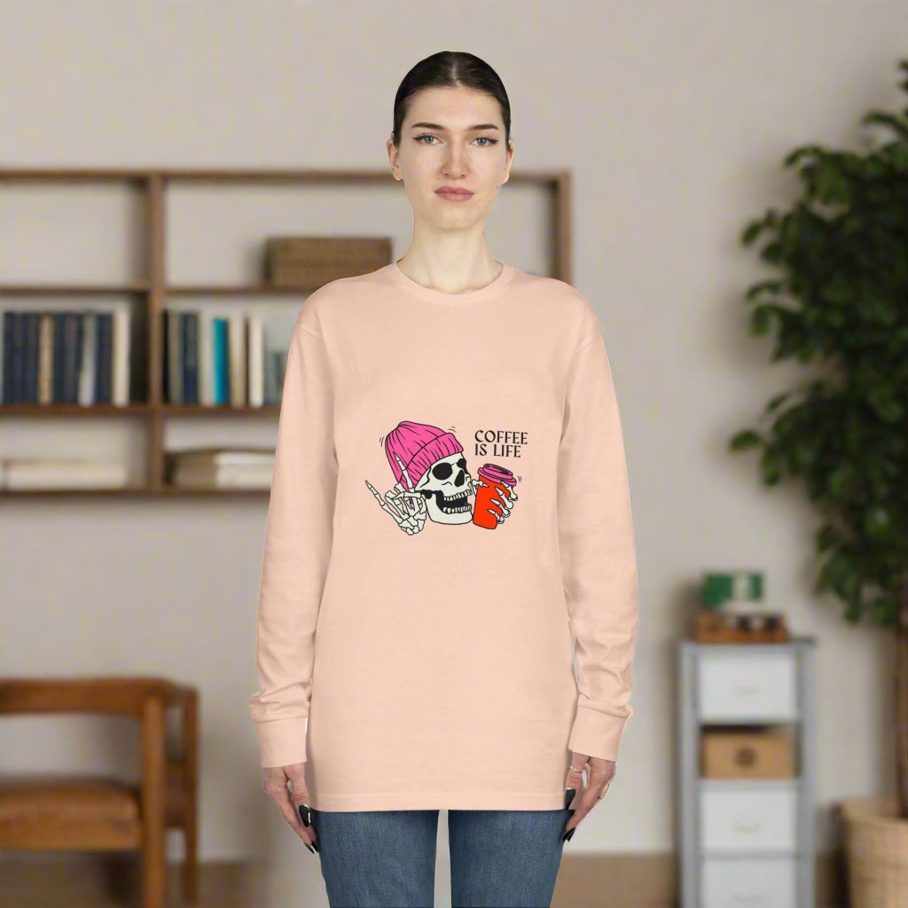 Women's Long Sleeve Crewneck Tee - Clix Bazaar