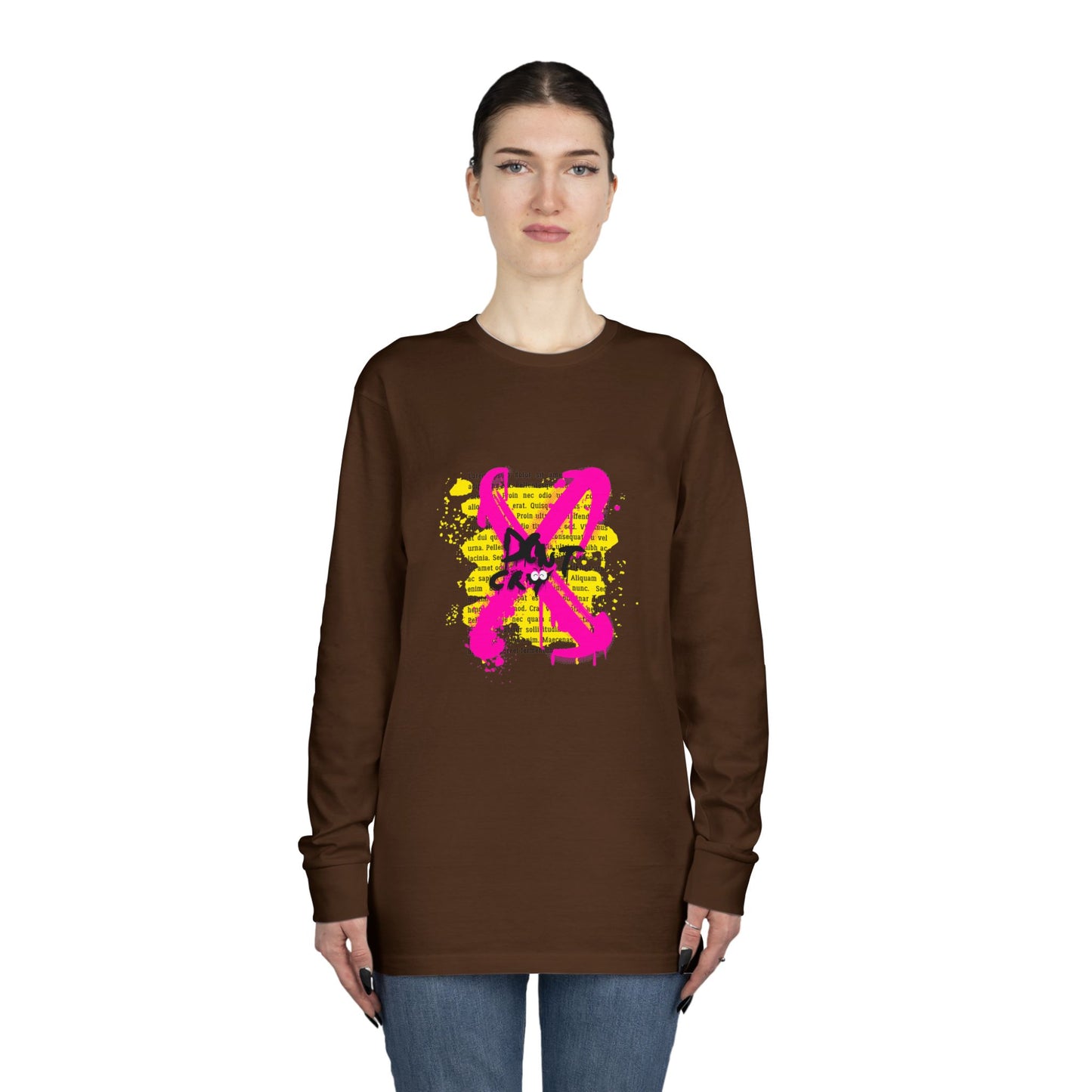 Women's Long Sleeve Crewneck Tee - Clix Bazaar