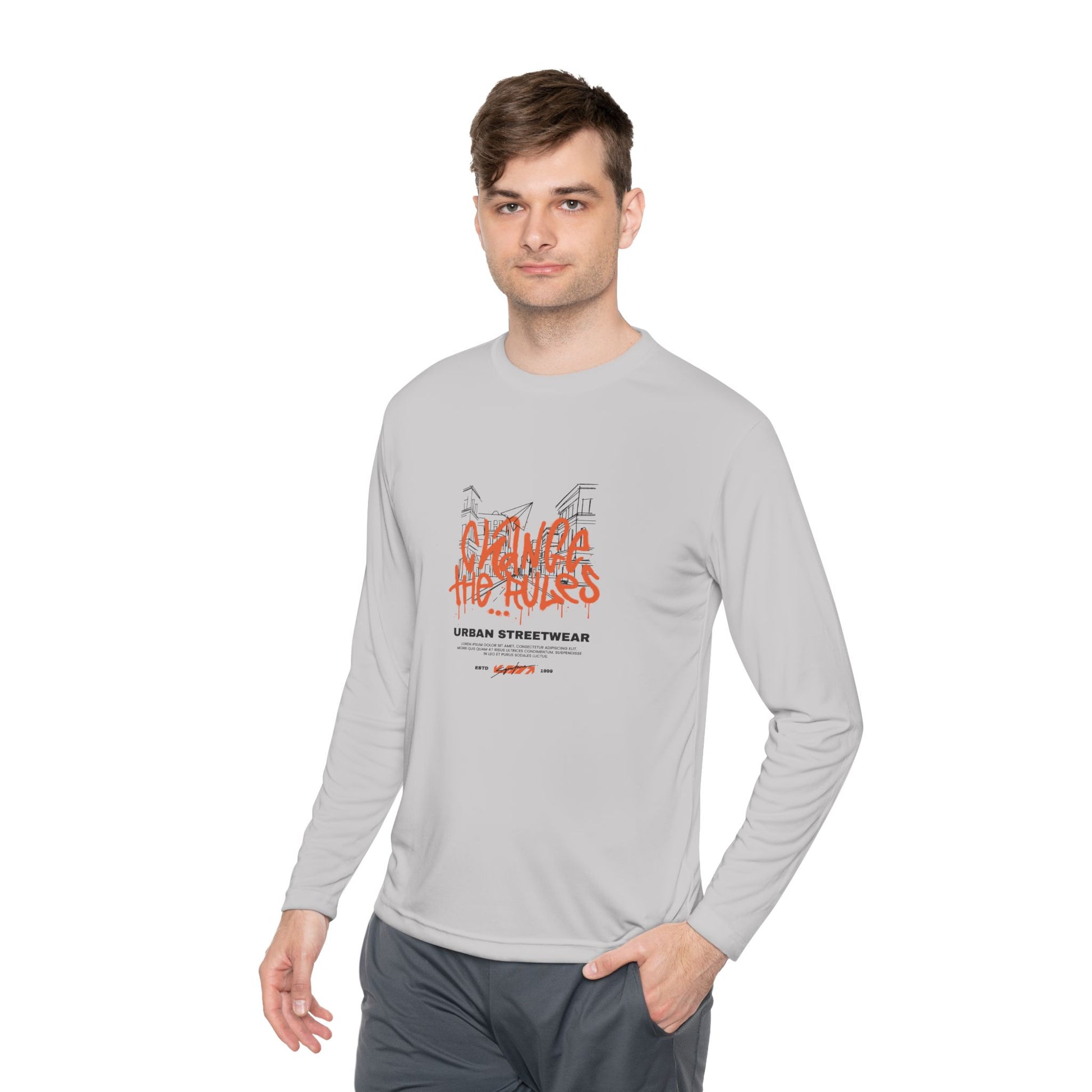 Men's Long Sleeve Tee - Climb the Rules - Clix Bazaar