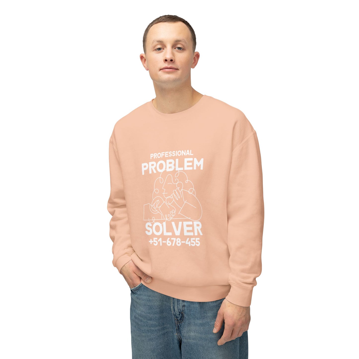 Men's Lightweight Crewneck Sweatshirt - Clix Bazaar