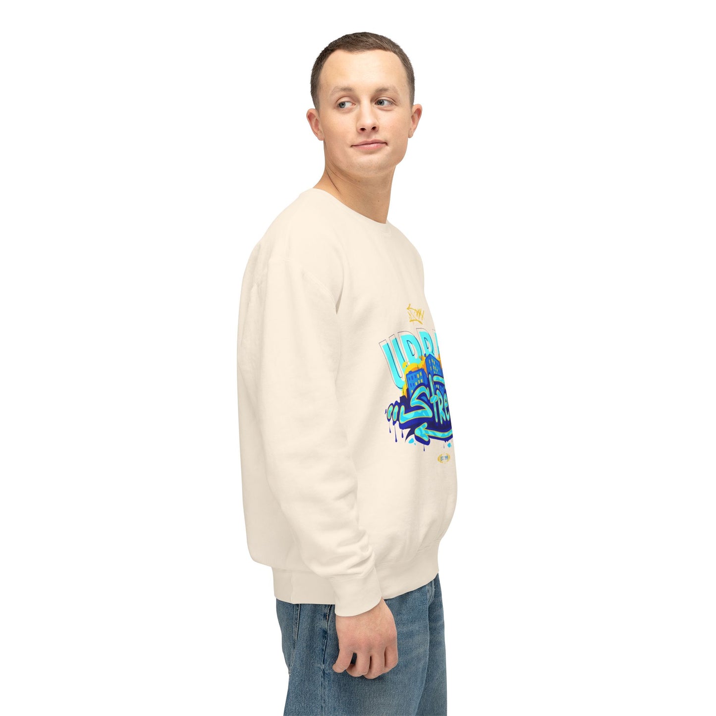 Men's Lightweight Crewneck Sweatshirt - Clix Bazaar