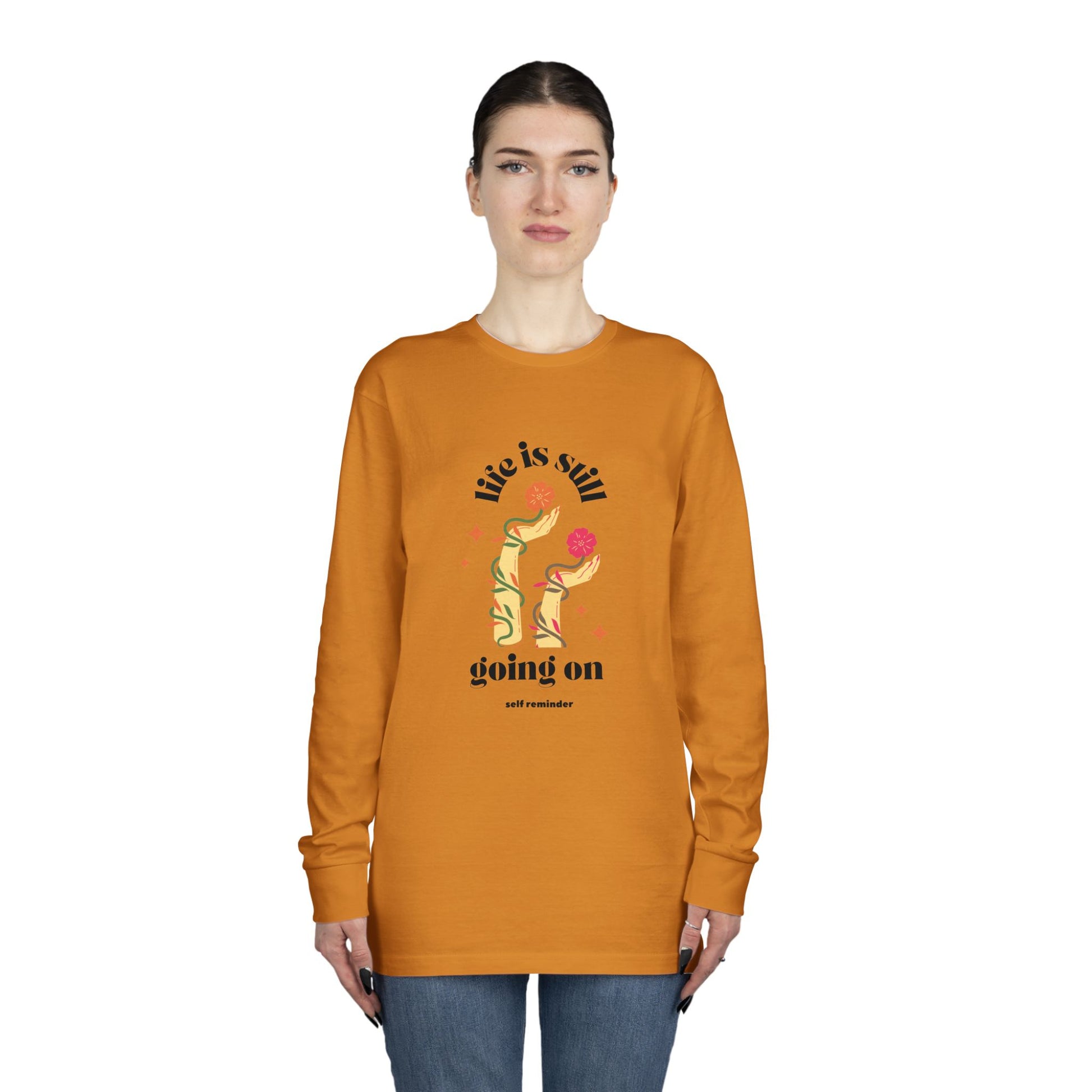 Women's Long Sleeve Crewneck Tee - Clix Bazaar