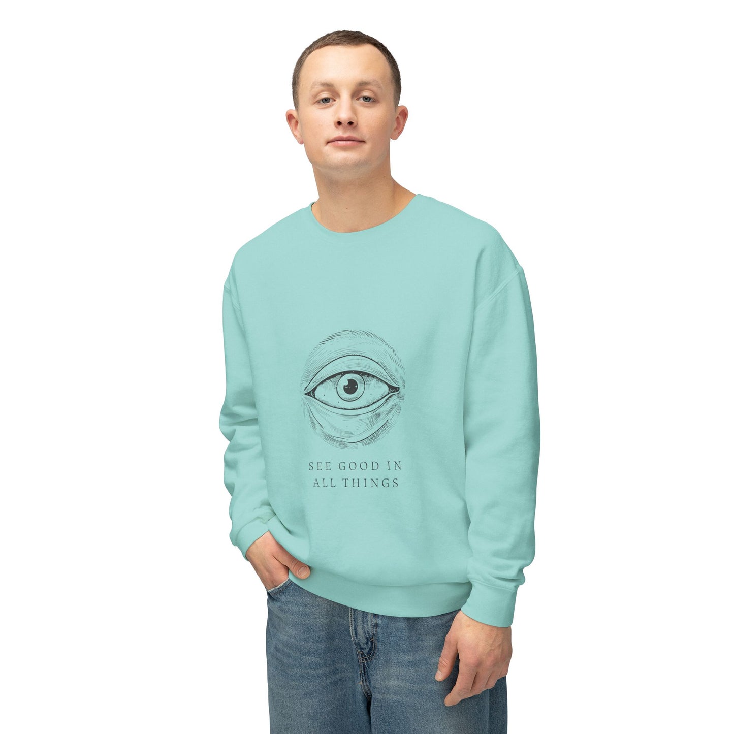 Men's Lightweight Crewneck Sweatshirt - Clix Bazaar