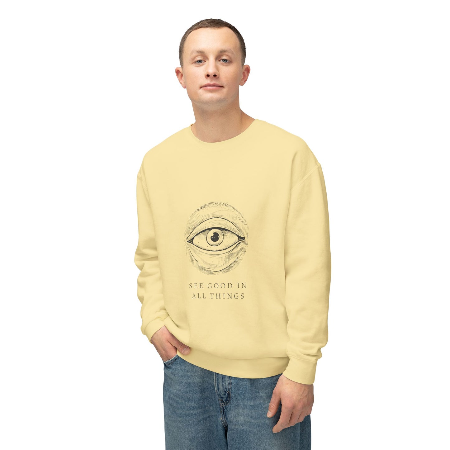 Men's Lightweight Crewneck Sweatshirt - Clix Bazaar