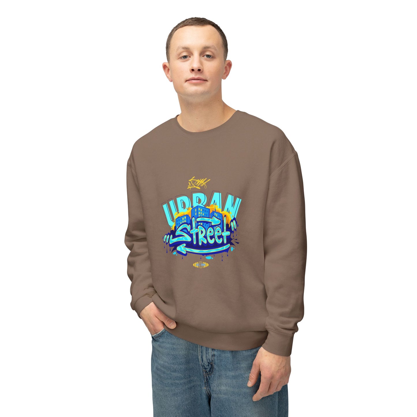 Men's Lightweight Crewneck Sweatshirt - Clix Bazaar